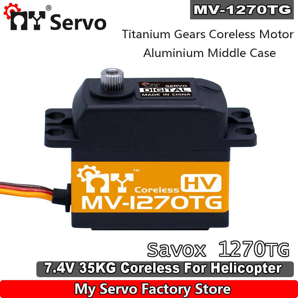 Rc Helicopter Servo - Benim RC Servo MV-1270TG HV 35kg