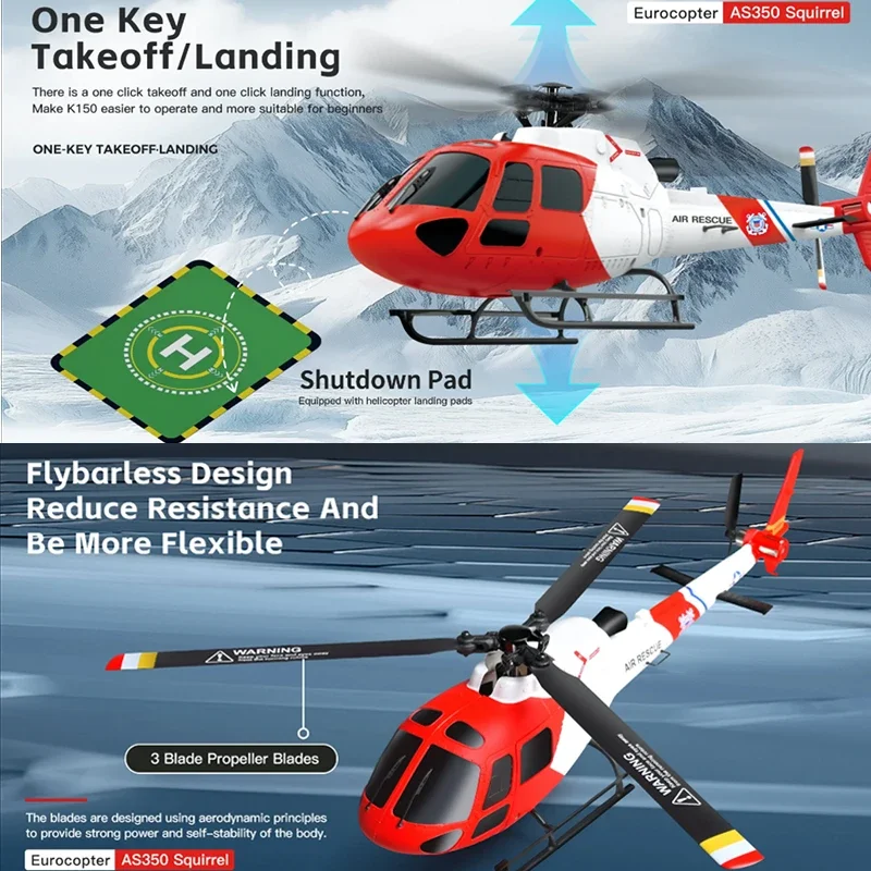 WLtoys 4CH K150-AS350 RC Helik - Rc Helicopter Gas incelemesi ve fiyatı