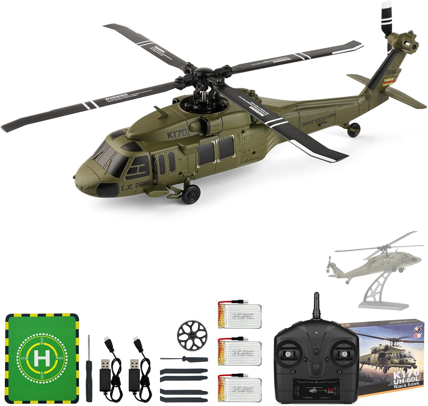 WLtoys K170 Fırçasız 4 Kanallı - Rc Helicopter Electric incelemesi ve fiyatı