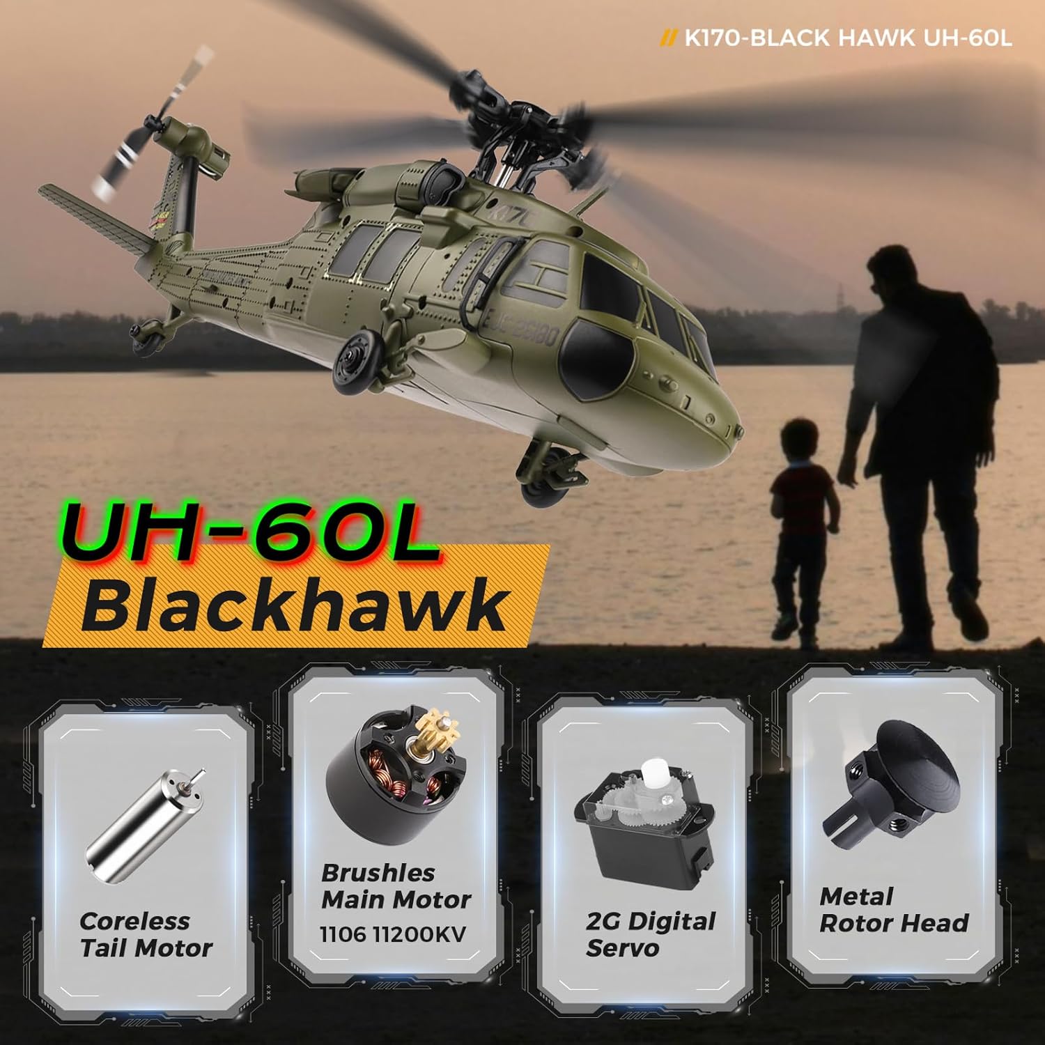 WLtoys K170 Fırçasız 4 Kanallı - Rc Helicopter Electric incelemesi ve fiyatı