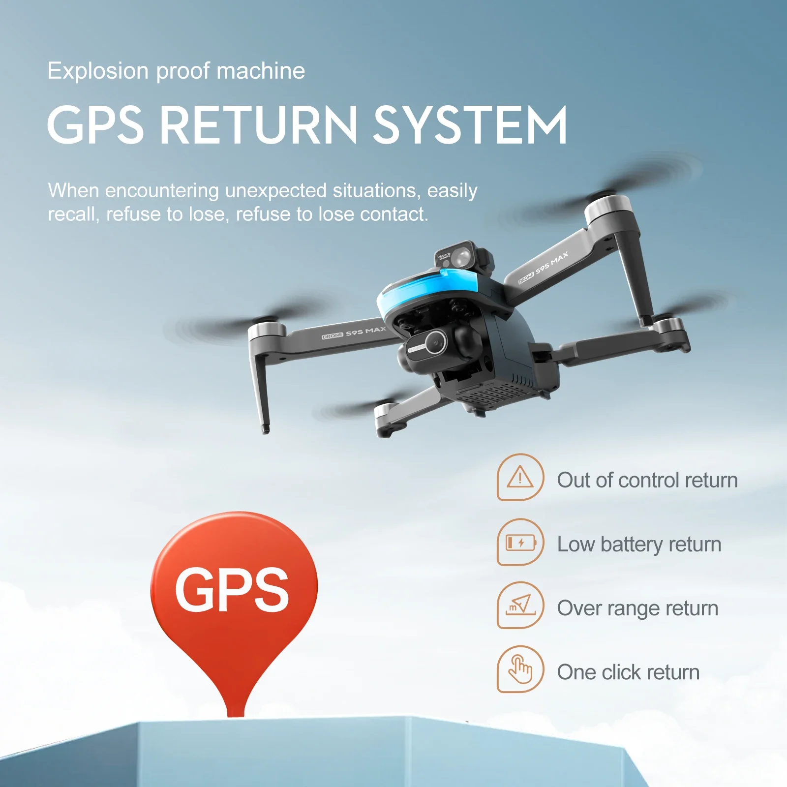 YENI S9S MAX MINI Drone 4K 2 E - Rc Helicopter Case incelemesi ve fiyatı