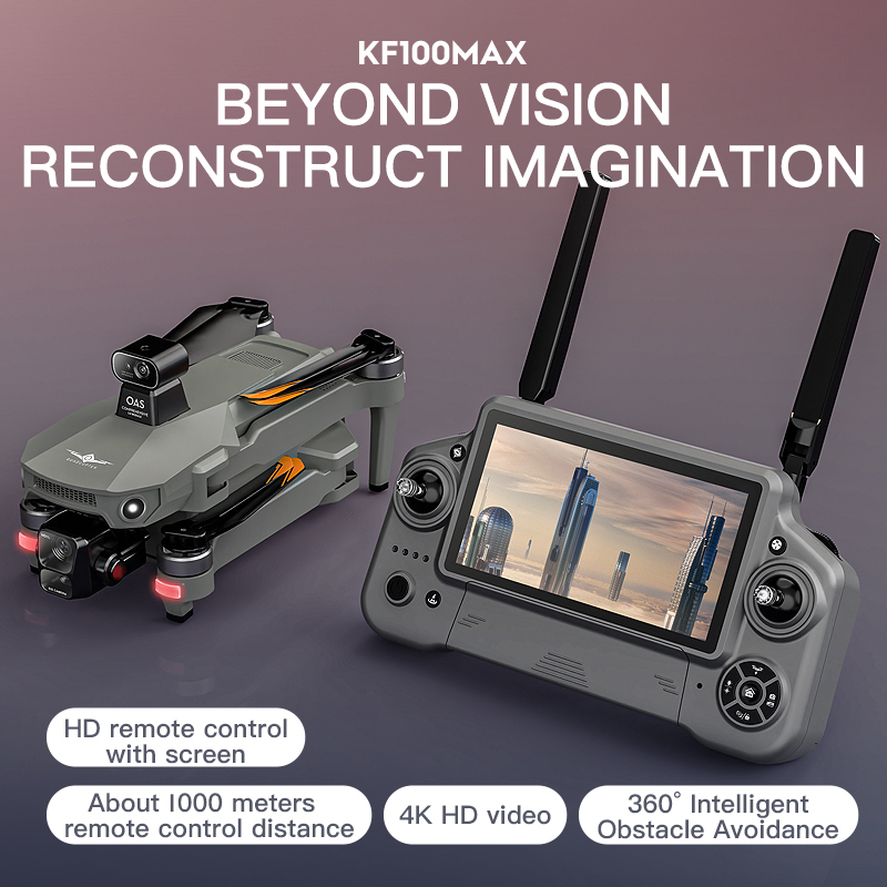 KF100 MAX GPS Drone 4K Kamera  - Rc Helicopter Electric incelemesi ve fiyatı