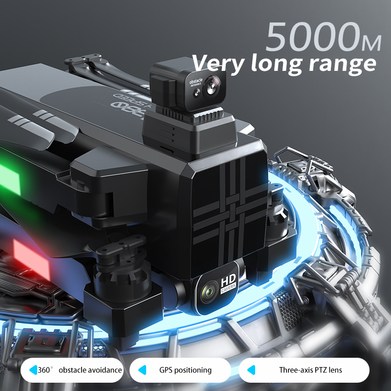 A380 Drone 4K HD üç eksenli An - Rc Helicopter Case incelemesi ve fiyatı
