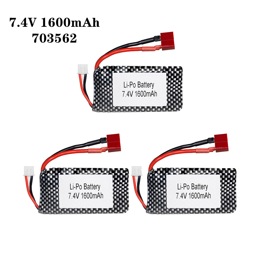 1/2/3 adet/grup 7.4v 1600mah 7 - Rc Helicopter Parts incelemesi ve fiyatı